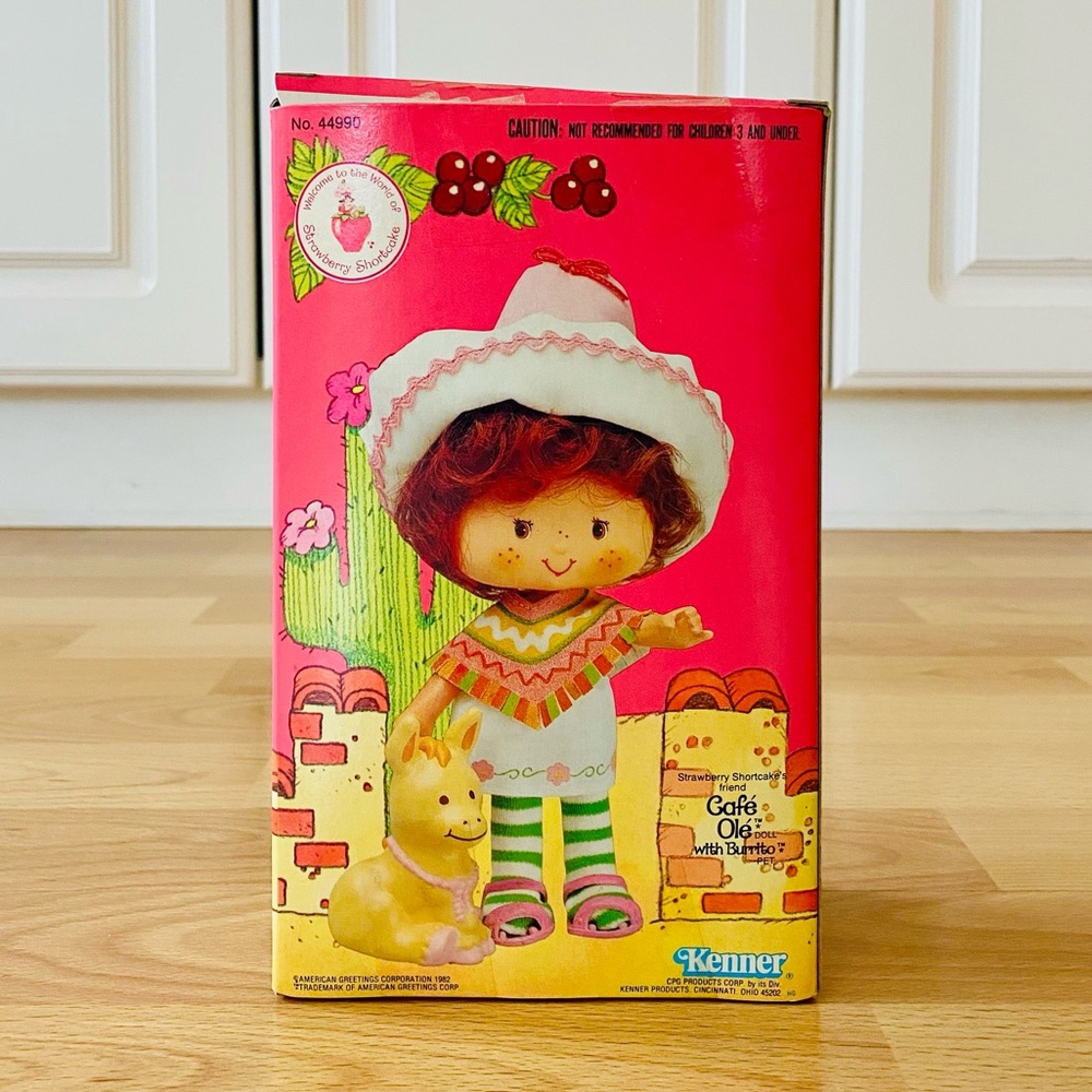🍓ORIGINAL 1982 STRAWBERRY SHORTCAKE CAFE OLE *COMPLETE BOX SET* - Picture 3 of 8